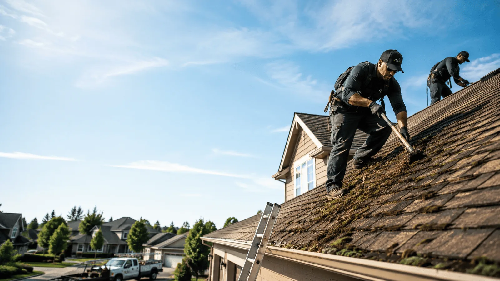 Roof Moss Removal in Willow Hill, IL near me